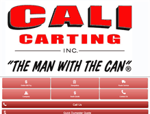 Tablet Screenshot of calicarting.com